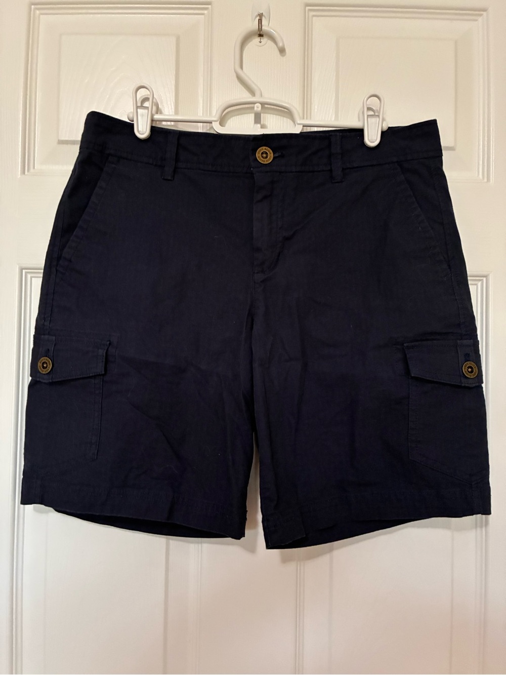 Eddie Bauer Cargo Trail Shorts Navy Blue Women’s Size 6
